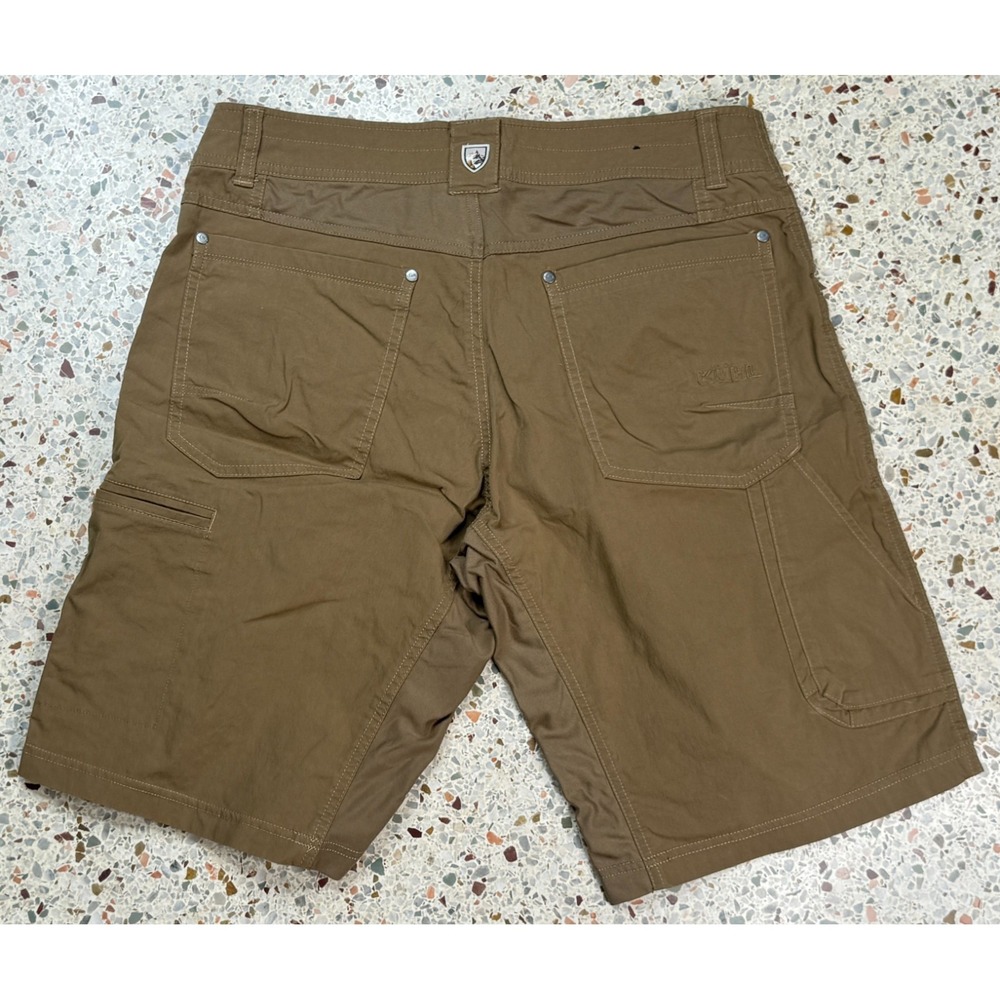 Kuhl Men's Brown Carpenter Pockets Outdoor Hiking Shorts Size 33 - Picture 9 of 9